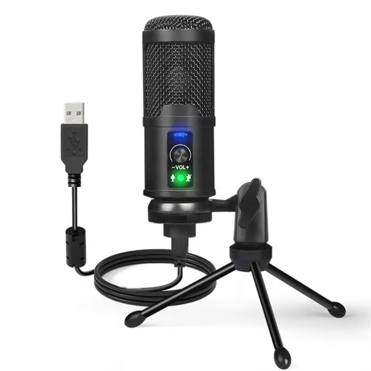 BM-65 Professional Recording Studio  with tripod Stand for Phone PC Skype Online Gaming Vlogging USB Condenser Microphone