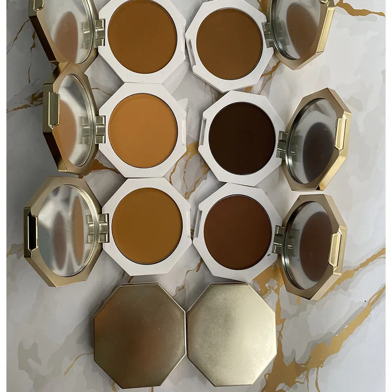 LOW moq 10 color private label oem makeup Wholesale face pressed powder