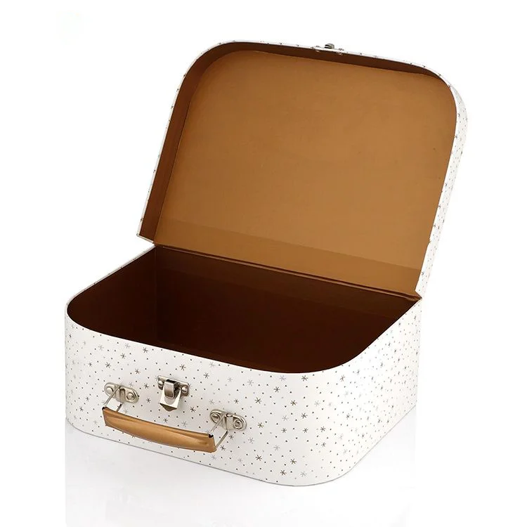 high quality small paper baby gift box suitcase