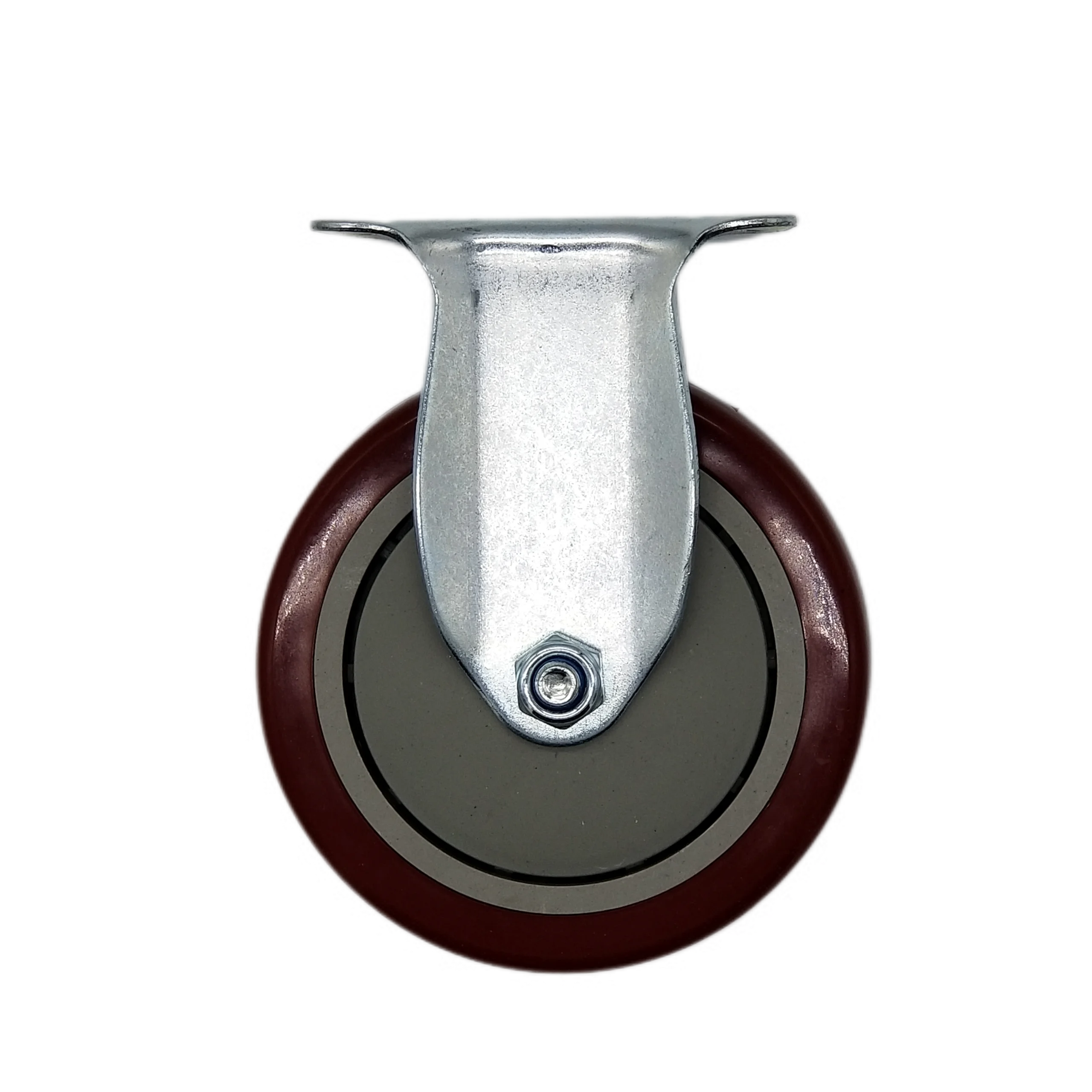 2023 Hotsale Red Rigid 3 Inches PVC Esd Health Care Hospital Medical Bed Wheels Caster