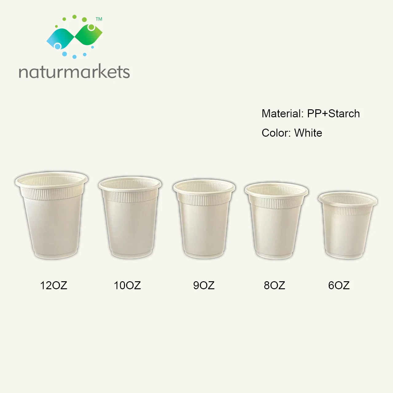 Cornstarch Bio-Based Take Out Disposable Hot and Cold Beverage Drinking Tea Cup 16 oz Coffee Cup