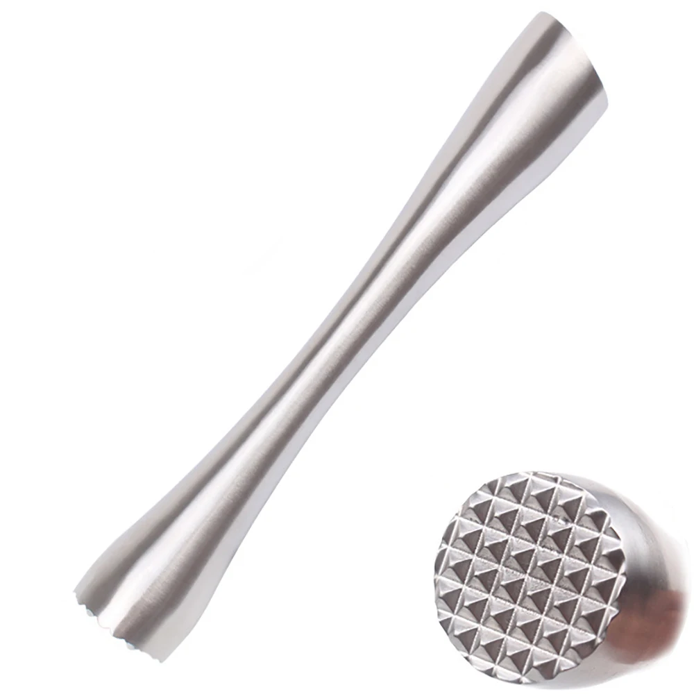 Amazon Hot Sale Lemon Masher Stir Cocktail Muddler Bartending Stirrers Stainless Steel Broken Popsicle