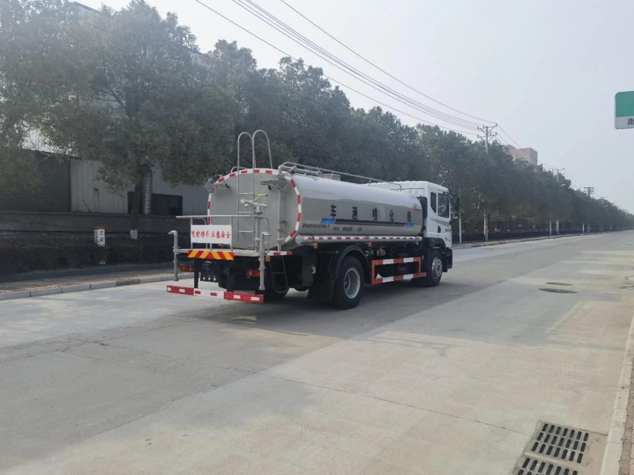 Factory 15 square Sprinkler Water tank Transport Car Anti-corrosion tank Car