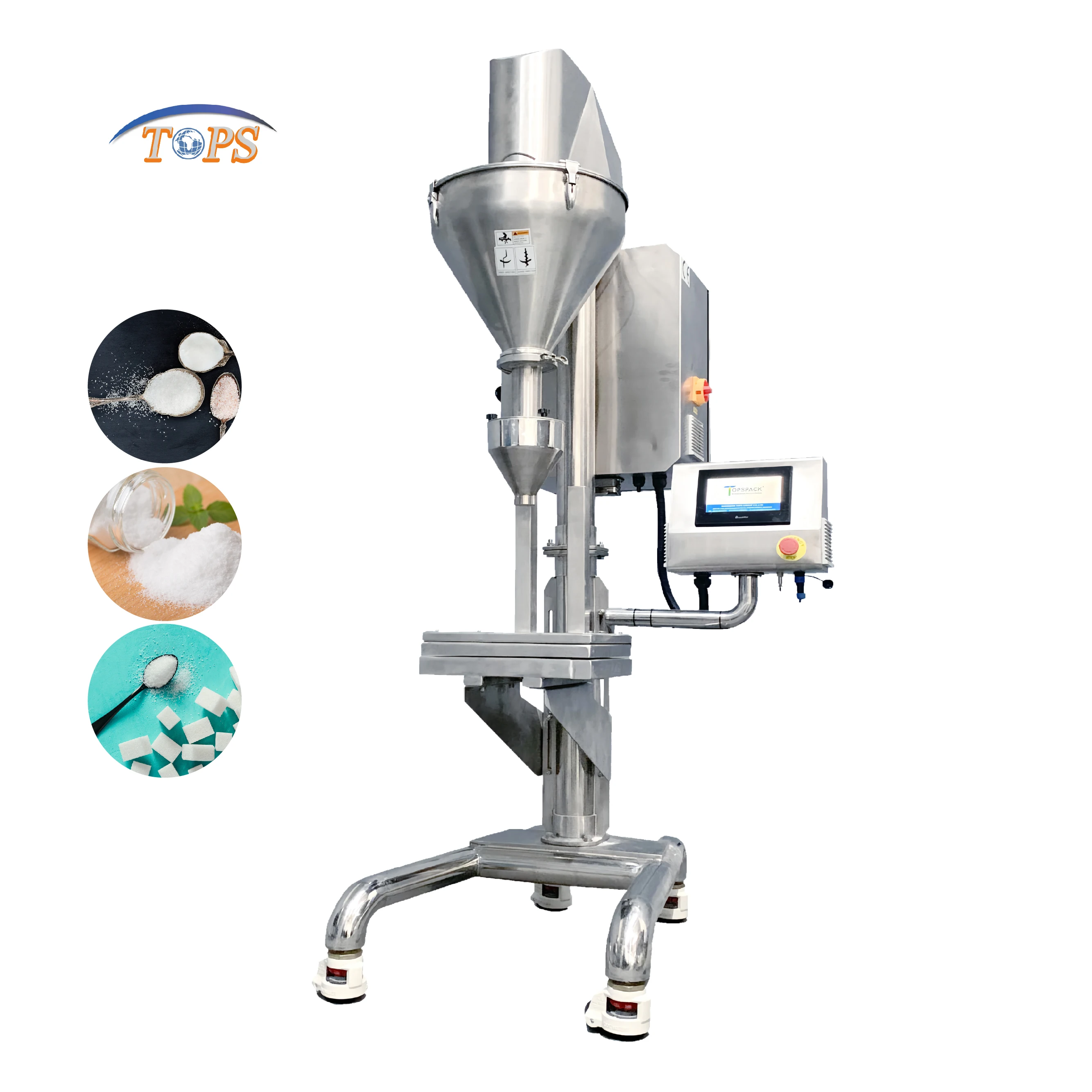 Automatic 2000G Sugar Sucrose Glucose Auger Filling Machine