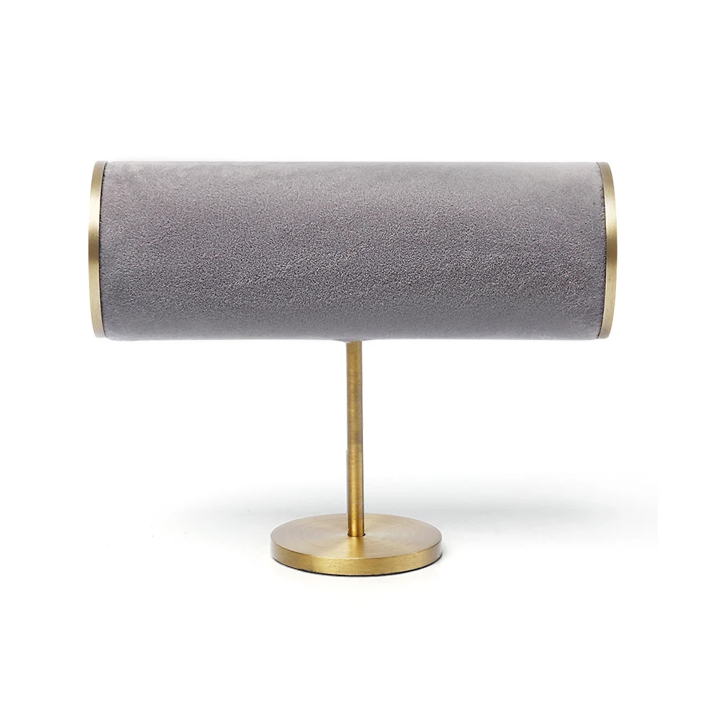 Velvet Covered Bracelet Bangle Watch Display Stand Jewelry Display Rack Holder Organizer T-Bar Countertop Window Show
