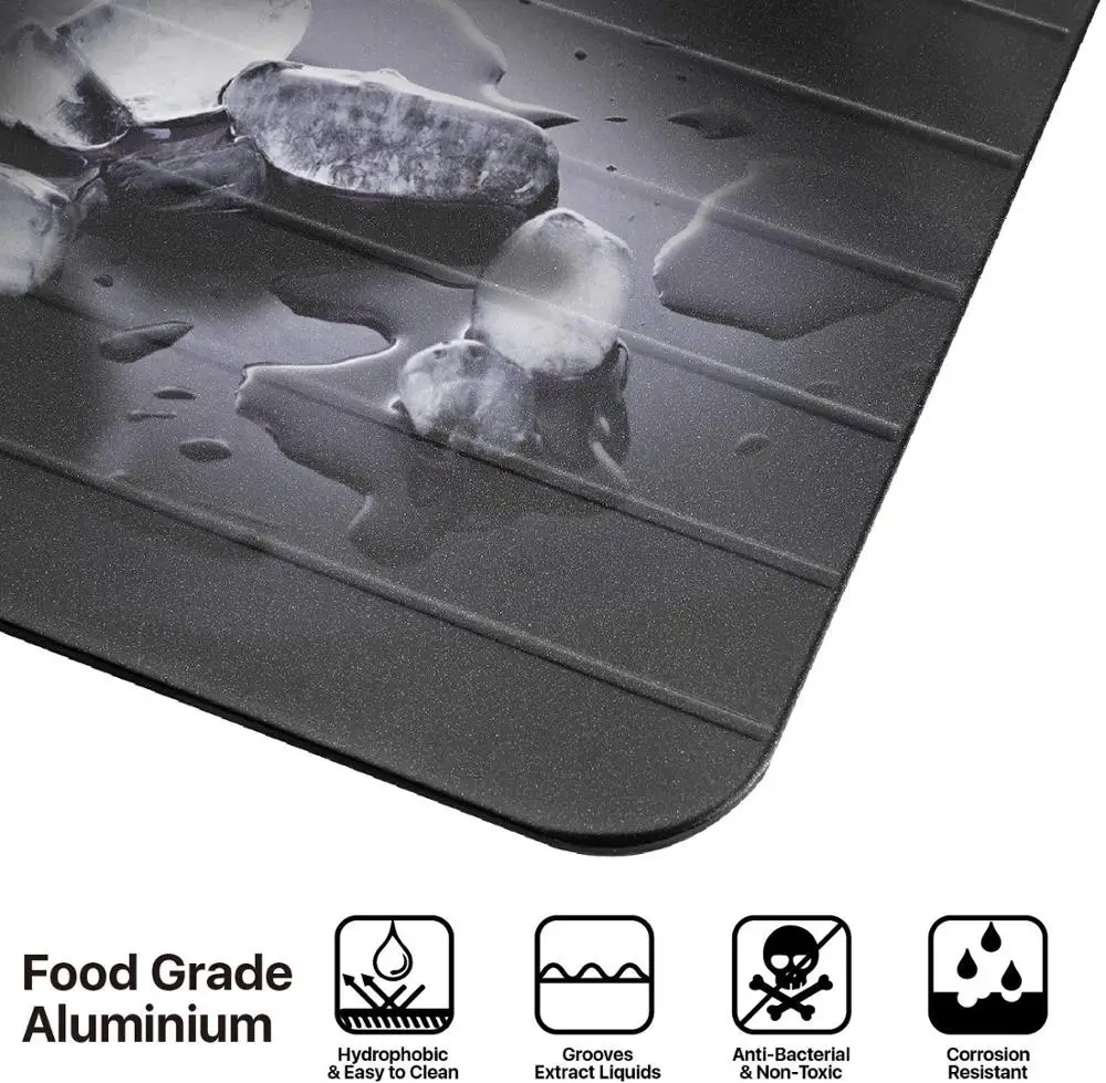 2019 Amazon Best Selling Products Safest Way Thawing Plate To Defrost Meat Fast Defrosting Tray for Frozen Food
