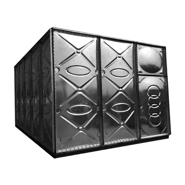 OEM Assembled BDF water tank stainless steel plate plated steel zinc composite water tank special BDF water tank for fire protection