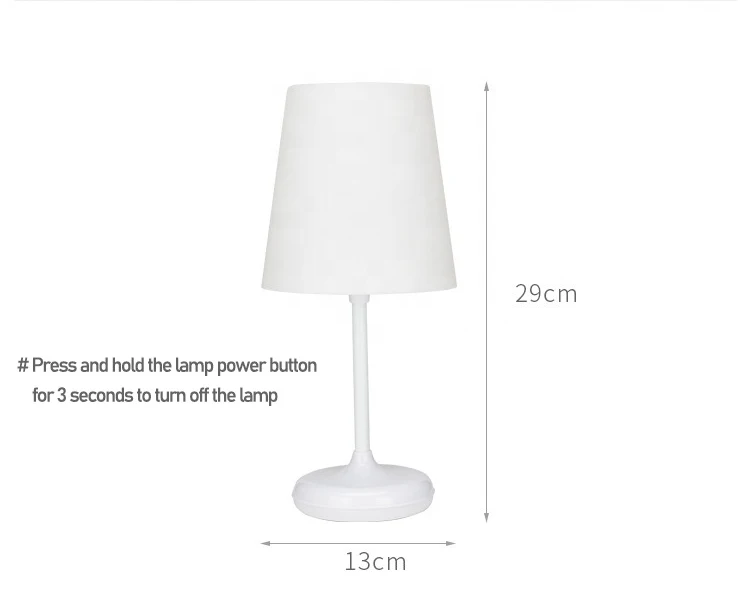 creative design remoter touch usb recharging led light 3w reading table light