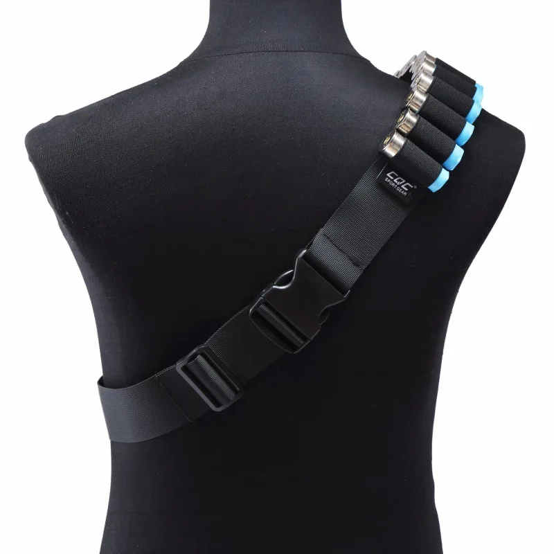 Tactical 27 Rounds Cartridge Bandolier Ammo Belt Shell Holder for Outdoor Hunting Shooting 12/20 Gauge  2 Point Gun Slings