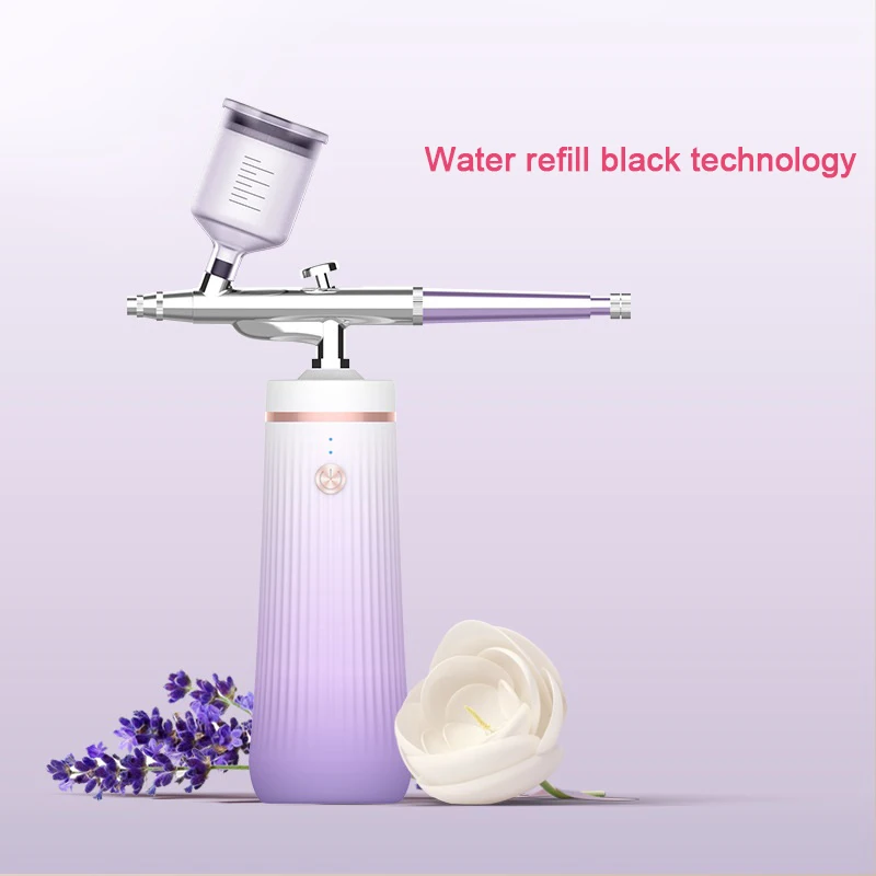 Nano Oxygen Injection Pressure Sprayer Face Jet Facial Deep Cleaning Skin Rejuvenation Care Moisturize Whiten Machine