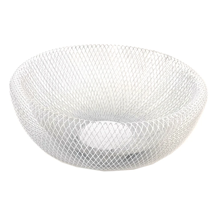 Metal Wire Fruit Storage Basket Mesh Food storage Organizer Decorative Table Mesh Fruit Bowls Holder