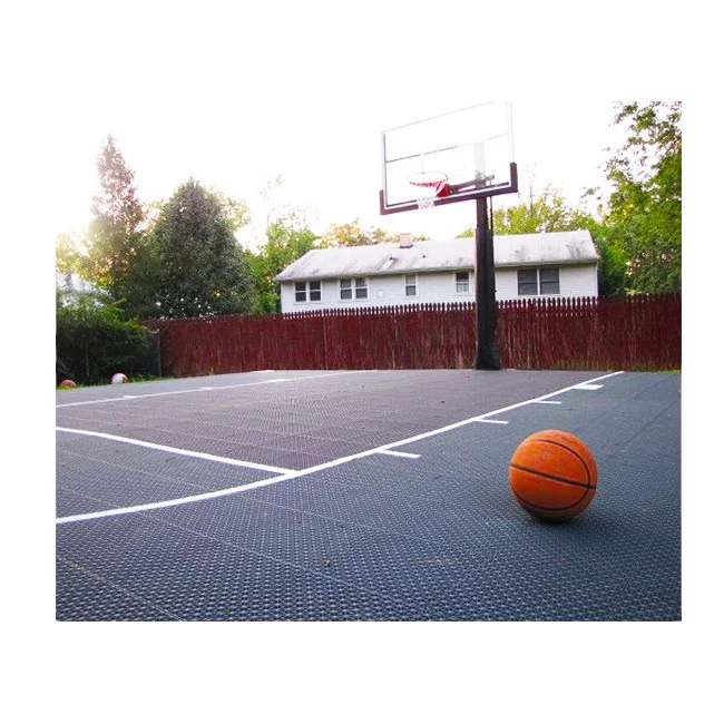 DIY outdoor backyard basketball court flooring kit Australia for sport court tiles