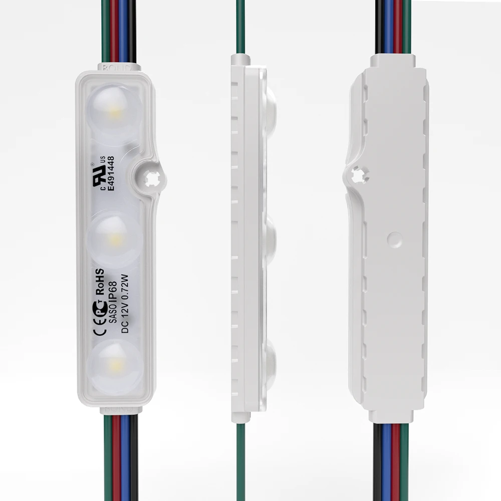Темный свет 5050 RGB ic модуль 0 72 Вт 12 В энергосберегающий светодиод Инжекционный светодиодный smd круглый с объективом