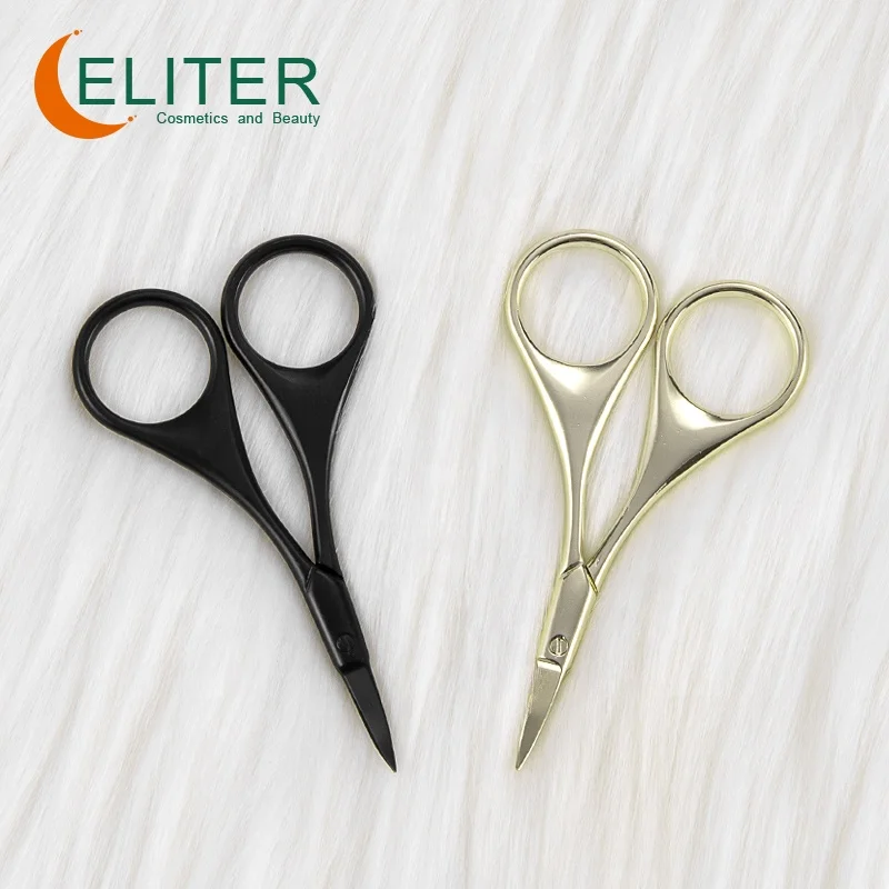 Eliter Hot Sell Black Sharp Blade Stainless Steel Nail Scissors Set 2023 Easy Grip Nail Scissors Nail Scissors Set Household