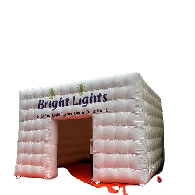 customize large outdoor blow up cube wedding party led light camping inflatable tent price for outdoor events (62273983305)