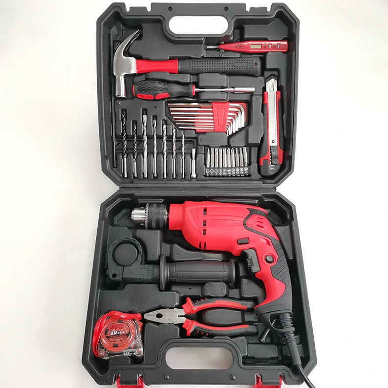 Venta caliente mas barato de las herramientas electrica de la maquina taladradora de impacto con cable electrico