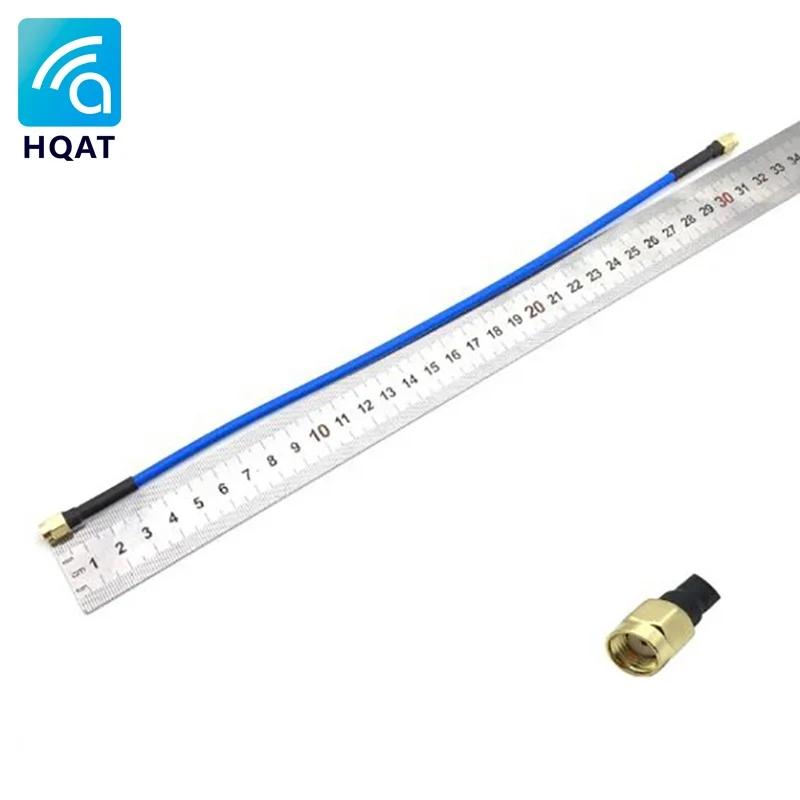 Best Selling Product RP SMA Male To RP SMA Male Plug Blue Jacket RG402 Coaxial Cable