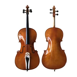 China Factory Glossy Varnishing Antique Solid Cello 4/4  3/4 1/2 1/4 1/8 1/10 (CS102H)