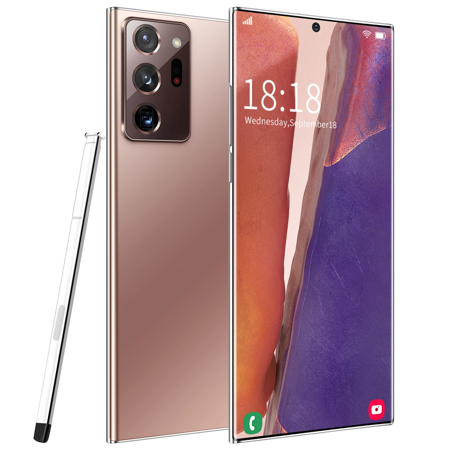  Смартфон Note 20 U + с разблокировкой по отпечатку пальца 6 9 дюйма HD 4G б/у смартфоны для мобильных телефонов поддержкой OEM /
