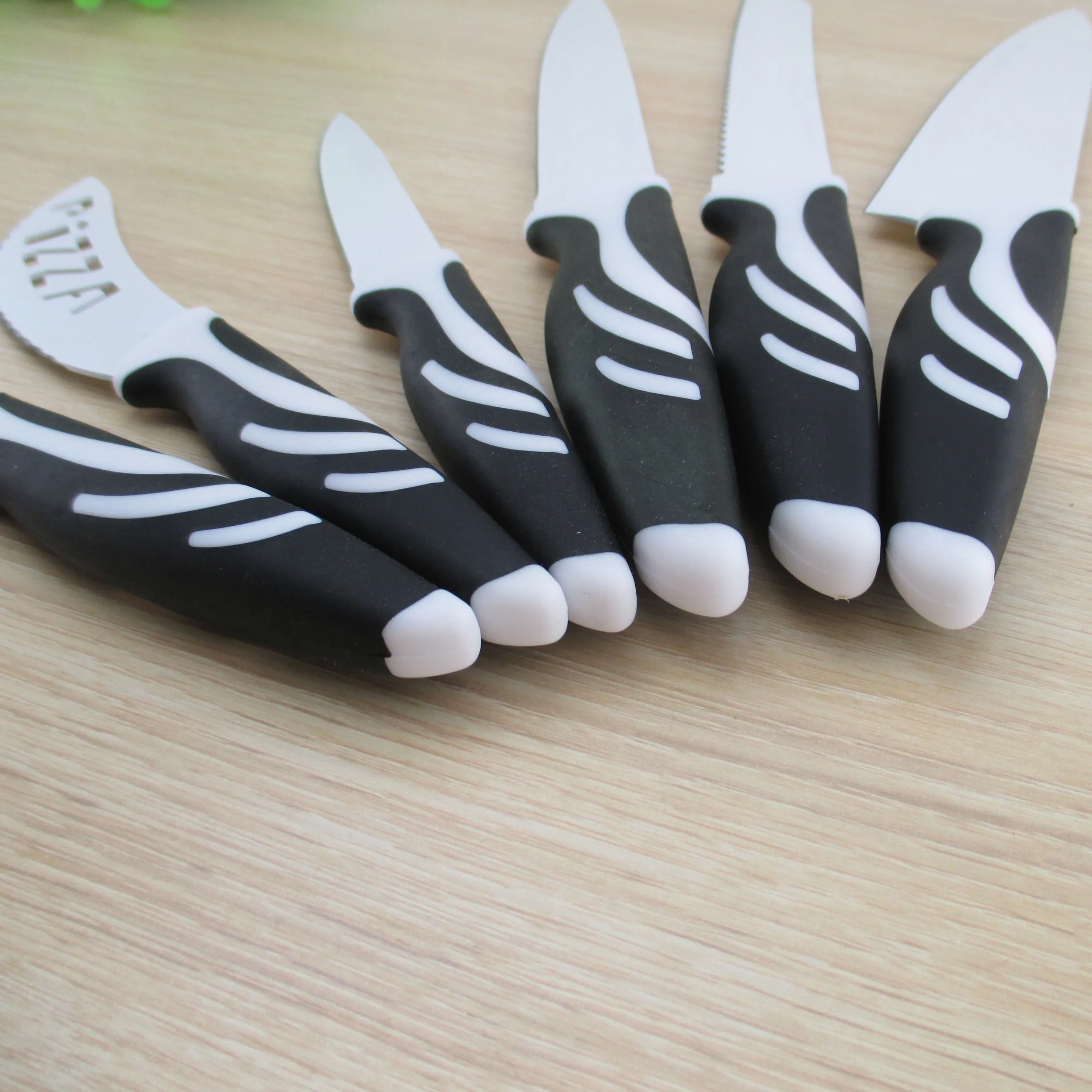 Homsense Supplier Wholesale Hot Sale Kitchen Utensil Non-stick Coating Line Knife Set Chef Knife Set Gift Box