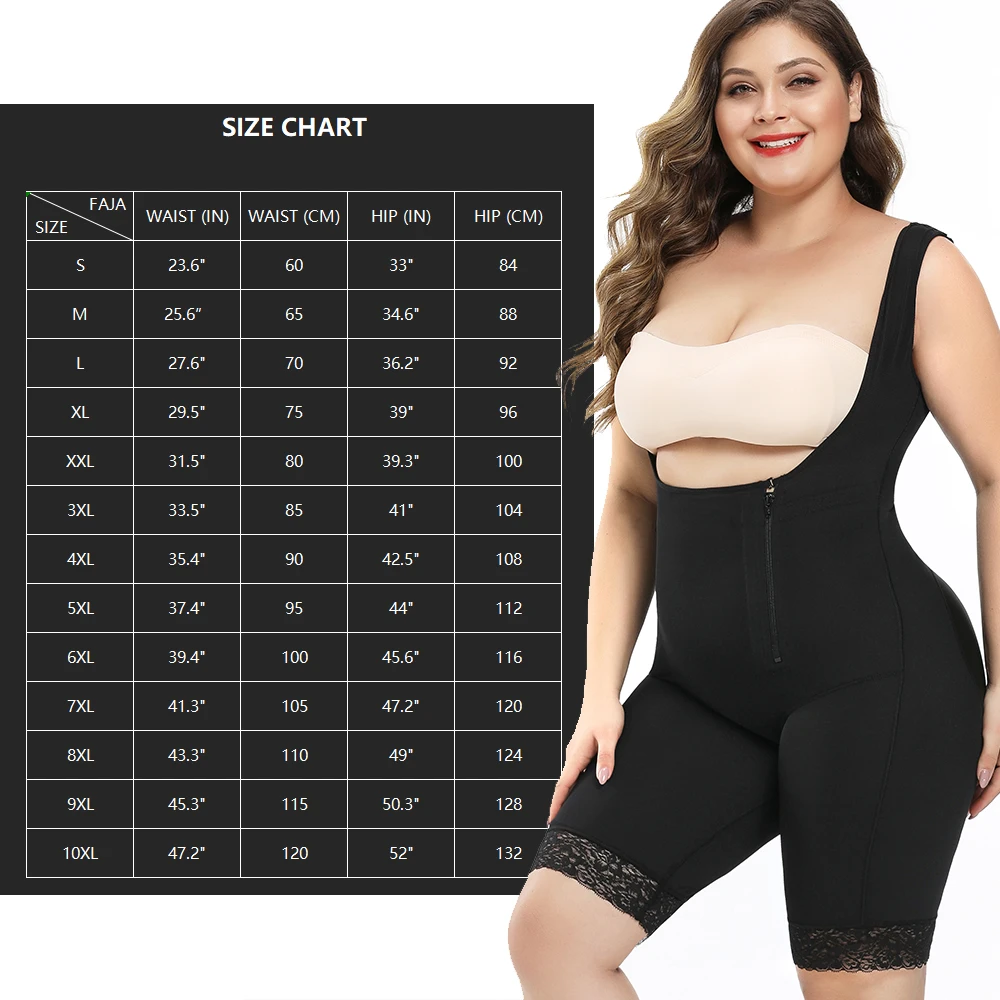  Fajas колумбийские 10XL дышащая невидимая корректирующая одежда для подтяжки ягодиц корректирующий пояс женщин большого размера полный Корректор