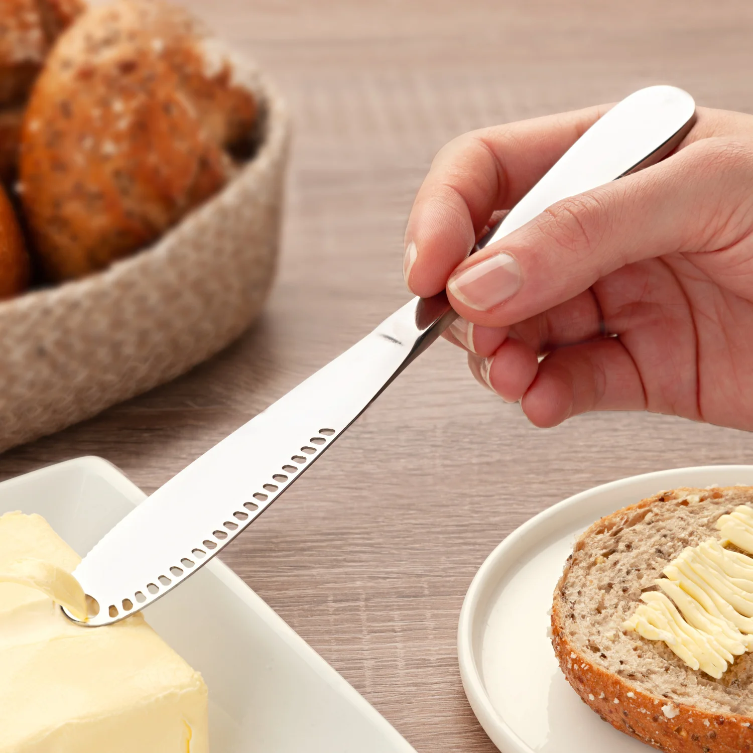 Stainless Steel Butter Spreader Knife 3 in 1 Kitchen Gadgets