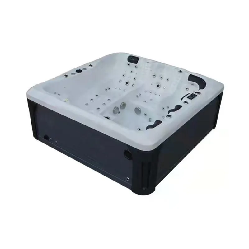 5 People Spa Bathtub Whirlpool Freestanding Acrylic Shell Outdoor Spa Pool
