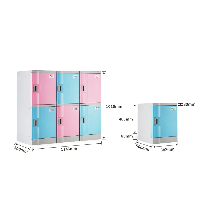 Toppla factory price abs storage cabinets locker easy assemble school lockers solid plastic gym lockers