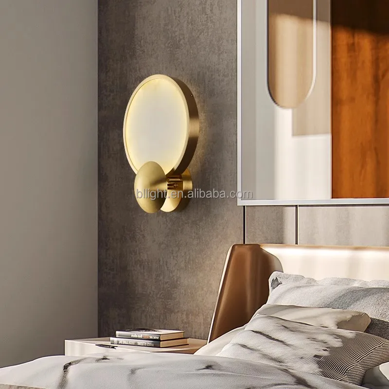 Modern Decorative Marble Wall Sconce LED Wall Lamp Wall Mounted Light Fixture Lamps Living Room Bedroom Hallway Alabaster Sconce