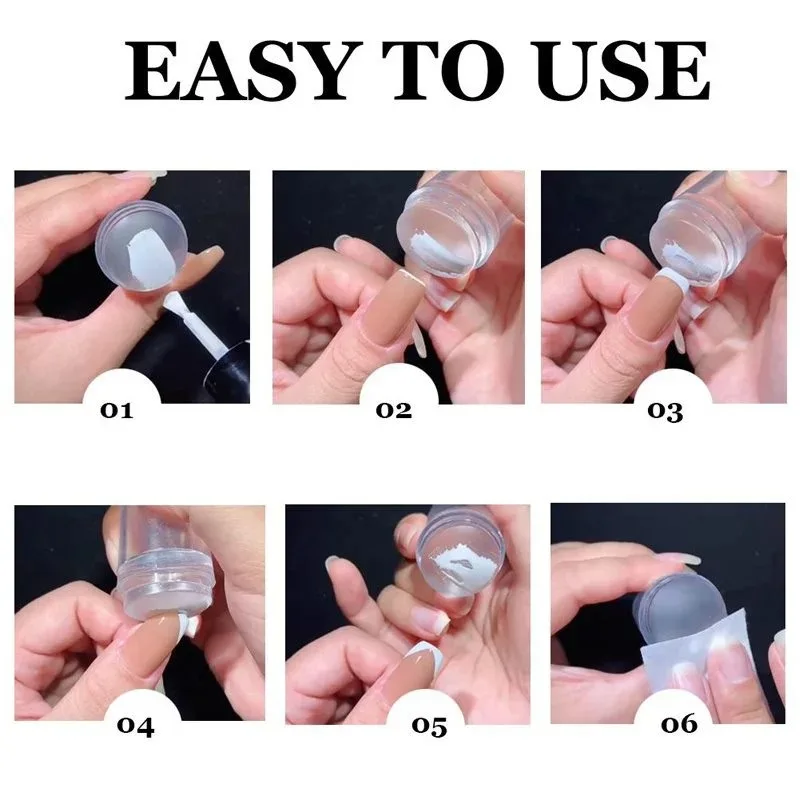 Newest Aurora Pink Nail Compression Molds Wholesale High Quality Nail Compression Molds and Scrapers