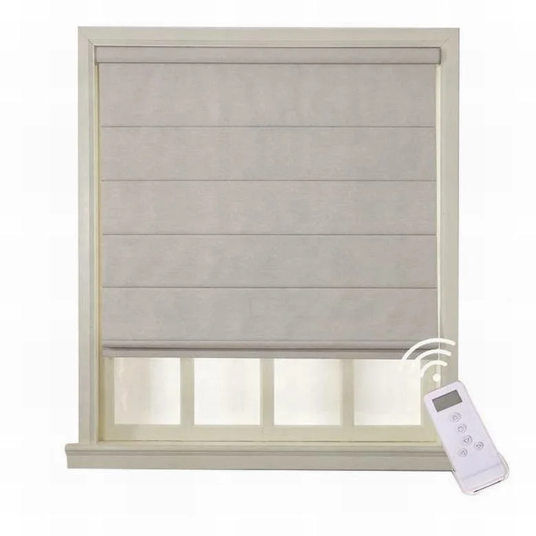 Roman Blinds motorized American standard roman smart blinds