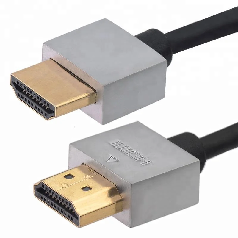 Тонкий HDMI-кабель медный провод высокоскоростной с Ethernet для PS3 HDTV проектор 4 К * 2 к 3D Новый