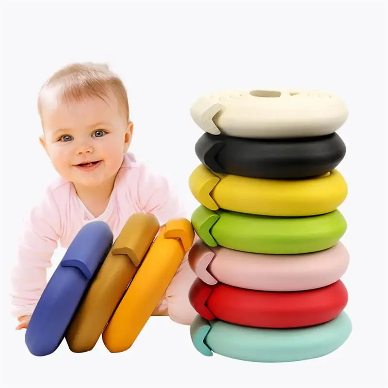  Hot Sale 2M Soft Baby Safety Desk Table Edge Guard Strip Security L-Shaped Kids Protection