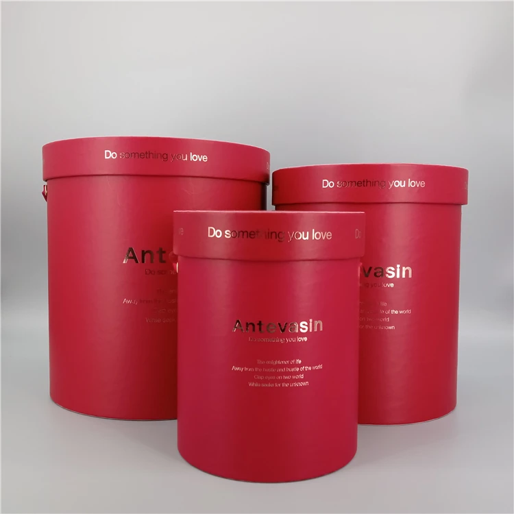 Manufacture Factory Luxurious Romantic Colorful Elegant Flowers Creative Packaging Red Gifts Boxes