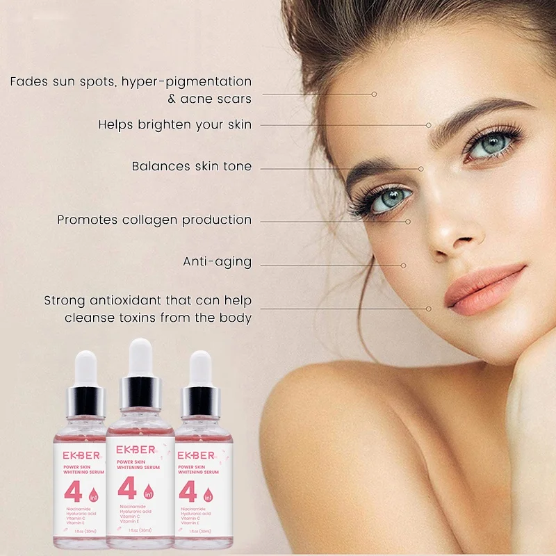 New Arrival Niacinamide 4 IN 1 Power Serum Skincare Anti Aging Anti Wrinkle Moisturizing Repair Brightening Facial Serum