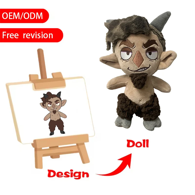 OEM ODM Service Customized Cute Plush Character Doll Customized Stuffed Animal Cartoon Animation Plush Toy Doll Kids Gift