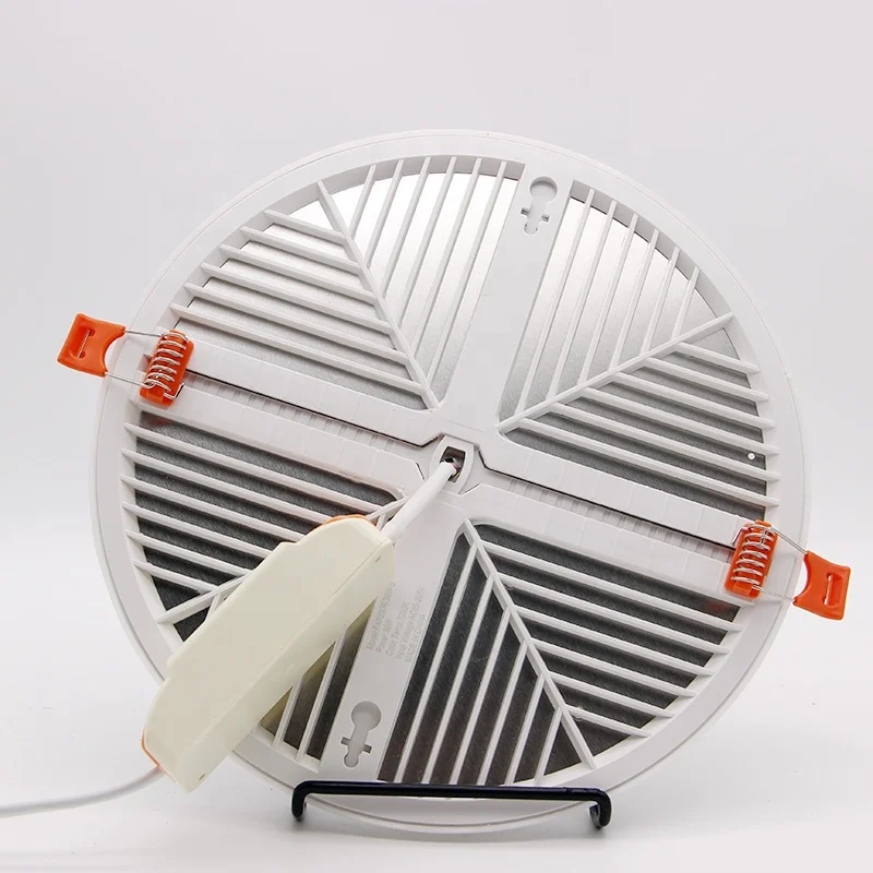 Factory Direct Round Indoor Recessed Ceiling Light motion sensor 9 10 18 24 36 48W Frameless LED Panel Light