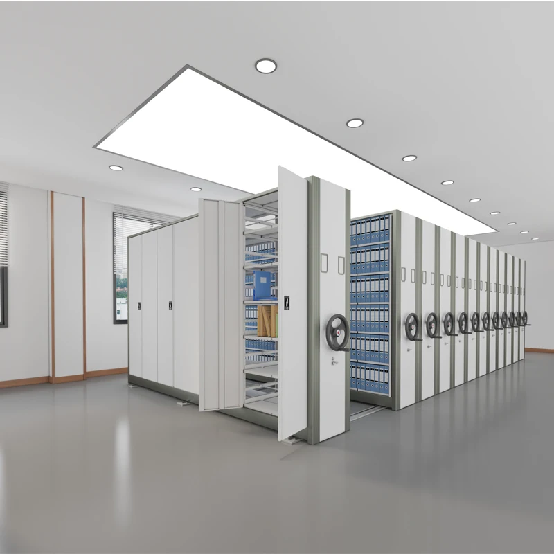 School Steel Compact Shelving Library Mobile Shelving