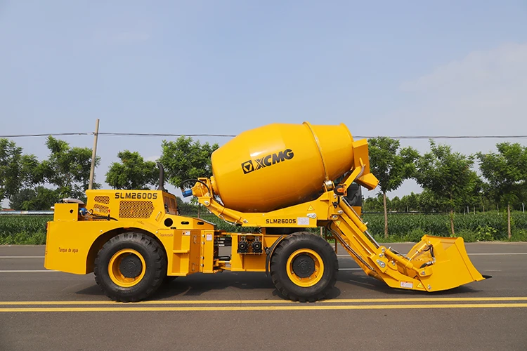 XCMG Official Self Propelled Concrete Mixer 2.6m3 Mini Self Loader Concrete Mixer Price for Sale