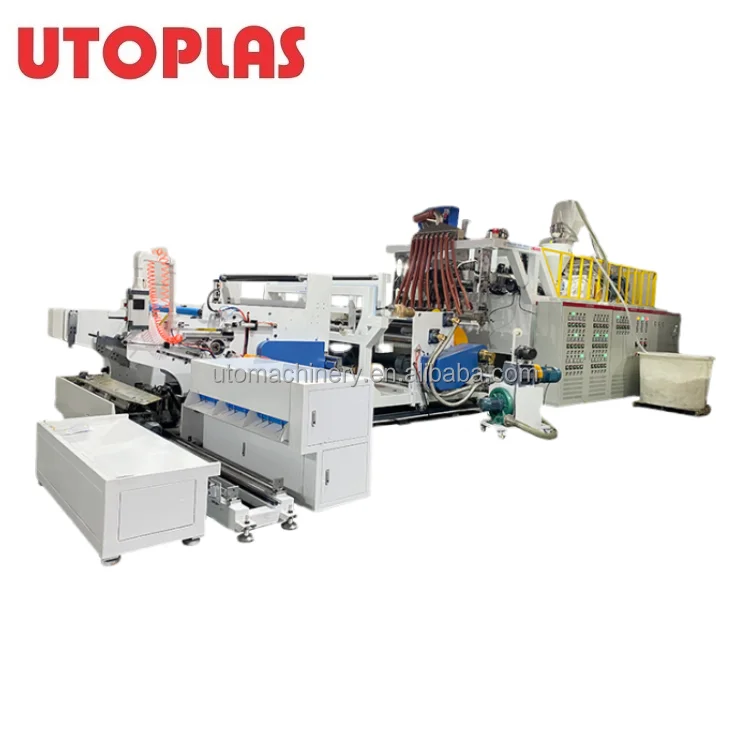 UTOPLAS LLDPE CPE TPE Cast embossed Stretching Film making machine