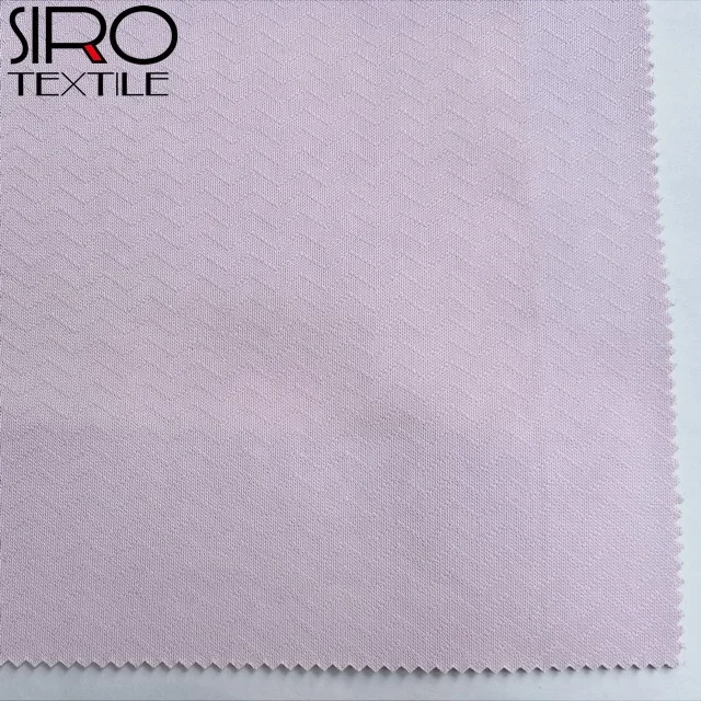 Factory supply jacquard 100% polyester fire retardant hospital curtain fabric with mesh for cubicle curtains