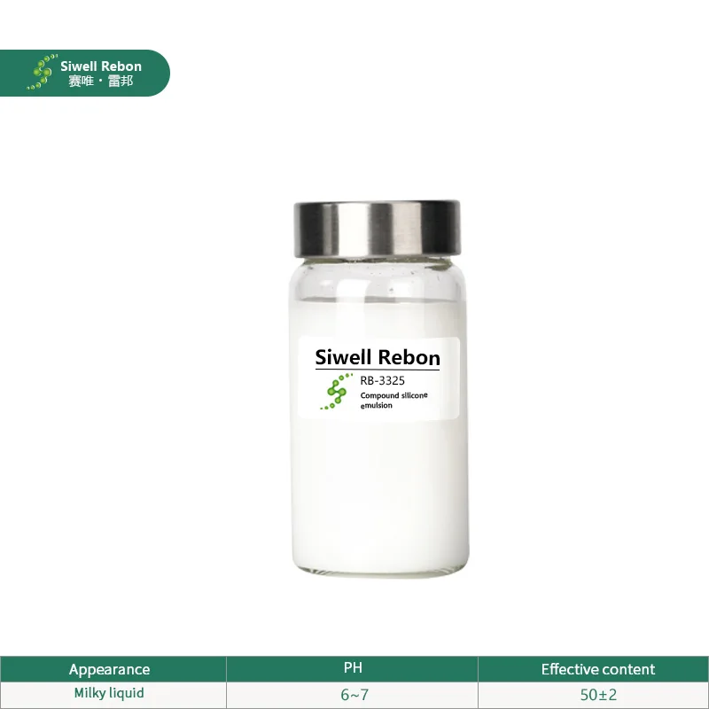 RB-3325 Compound silicone emulsion High molecular weight and high adhesion Foam stability softening hair improving luster