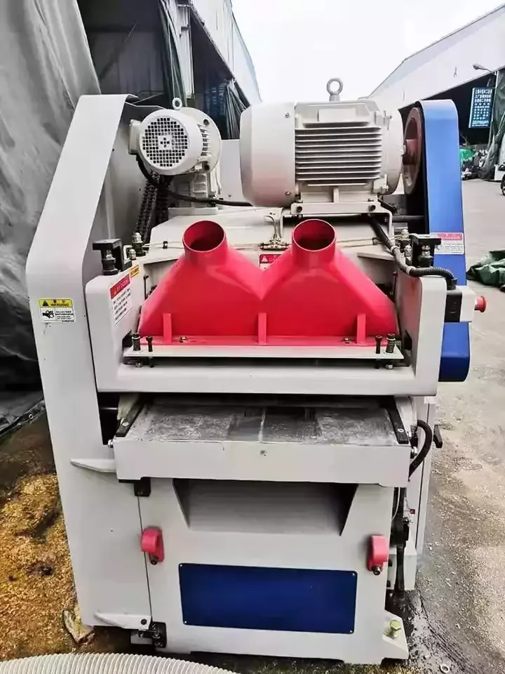 HAILIJU Heavy Duty Double Sides Planer Woodworking Machine Double Sides Planer