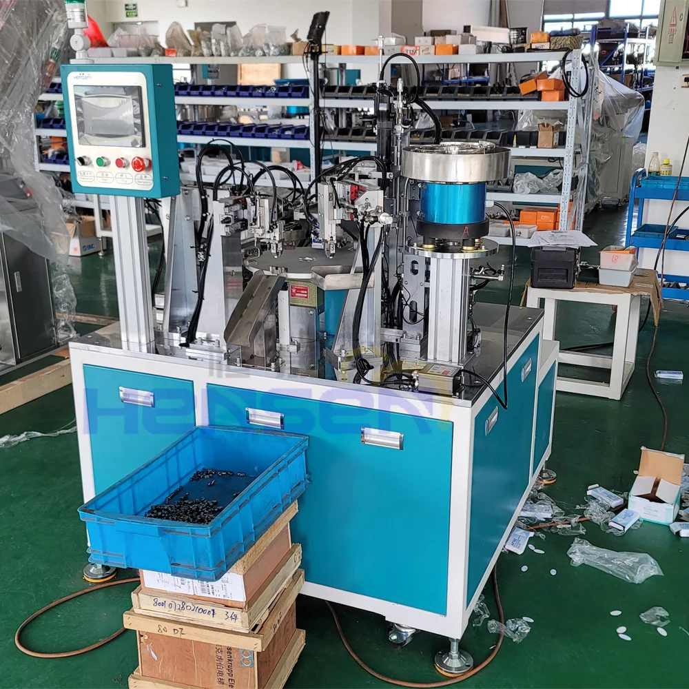 Automatic tighten fitting fixing screwing assembly machine for headless set grub screw