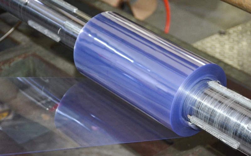 500 micron Food Grade Transparent Rigid PVC Film Roll For Blister Packaging