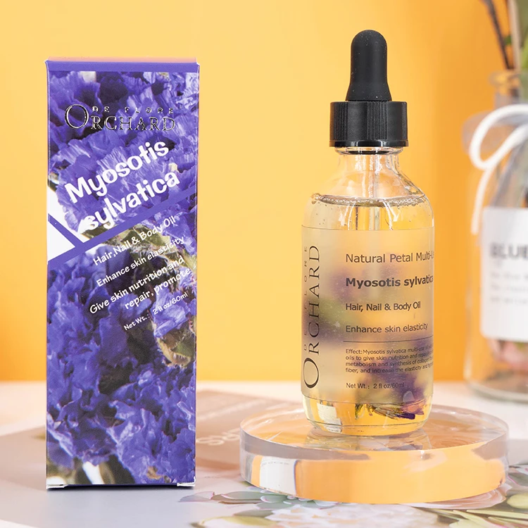 Free shipping orchard essential oil private label vegan natural hair skin face body petal moisturizer essential oil for skin