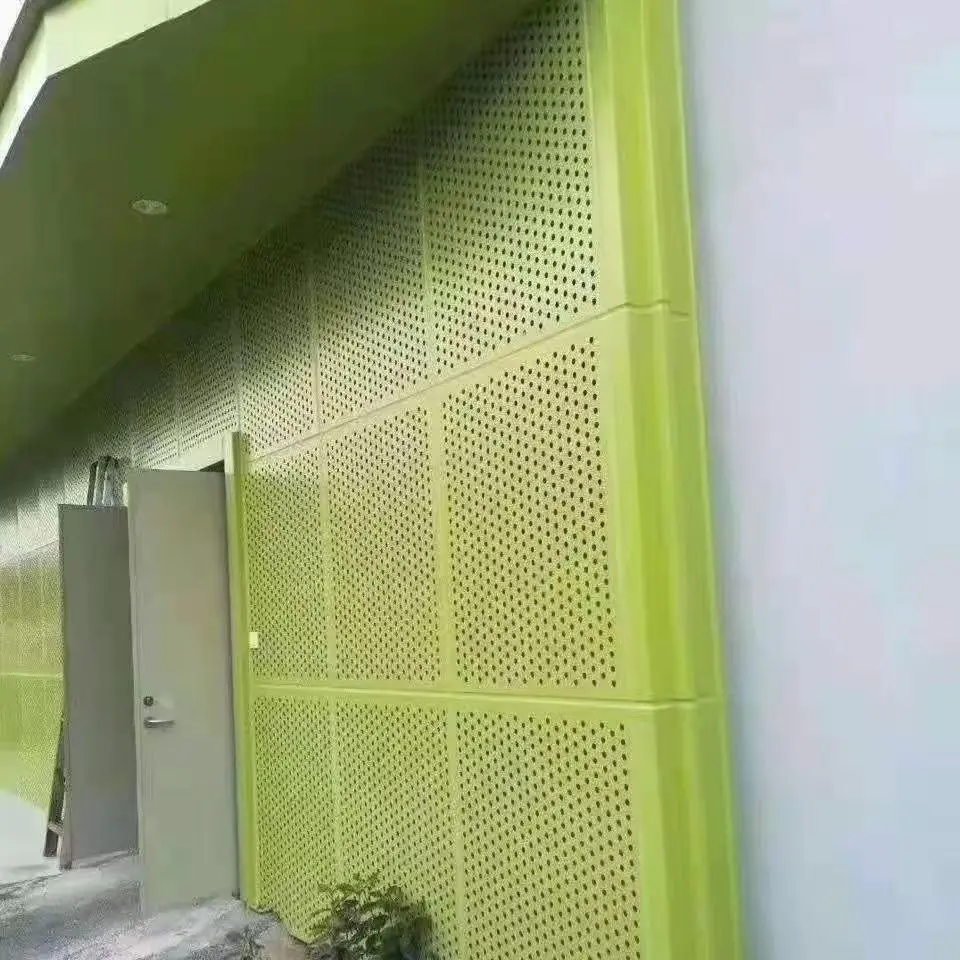 Modern Design Office Building Exterior Wall Batten Curtain Walls Aluminum Extrusion Profile Cladding Facade Aluminum Alloy