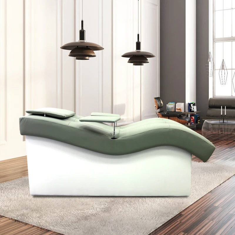 Massage Table Modern Luxury Salon Curved Lash Stretcher Bed Beauty Bed For Ergonomic Eyelash Facial Beauty Bed