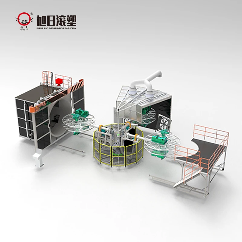 rotomolding machine carrousel type rotational moulding rotomachinery