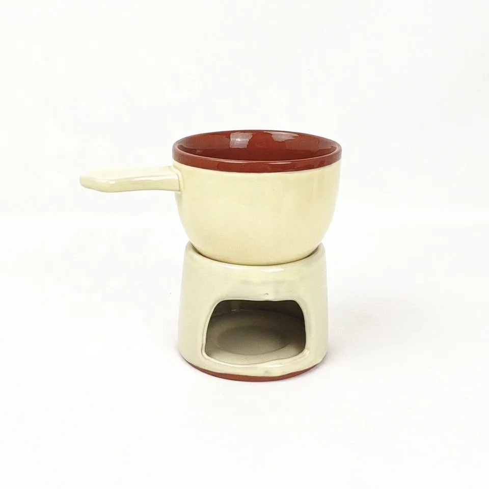 Оригинальная креативная кухонная мини кастрюля керамическая подогреватель молока и масла для фондю (62244720107)